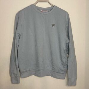 Light Blue Size L Fila Sweatshirt with Pockets